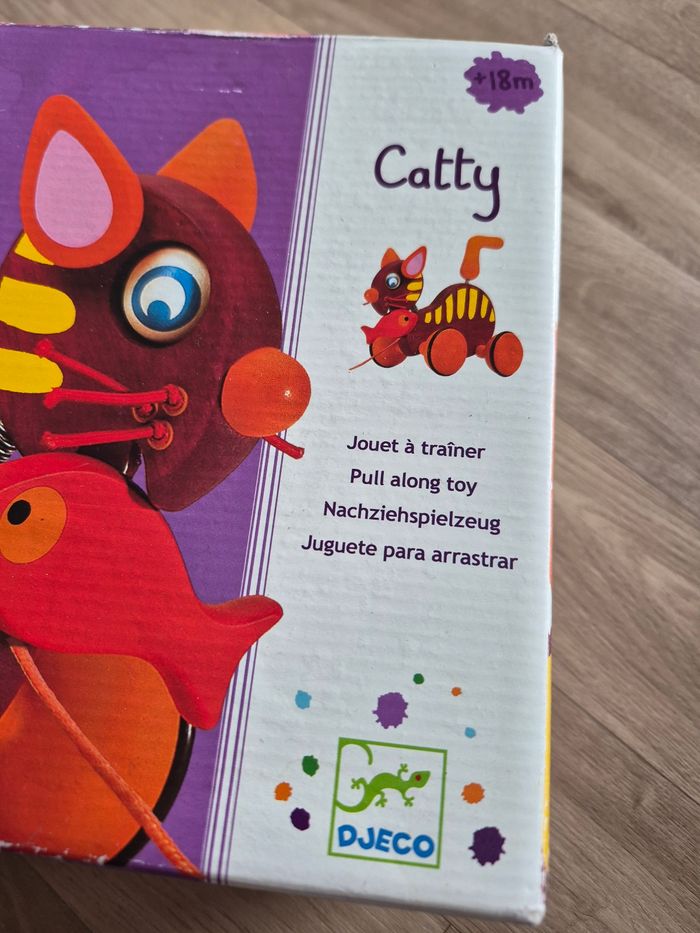 Jouet chat à tirer Djeco - photo numéro 2