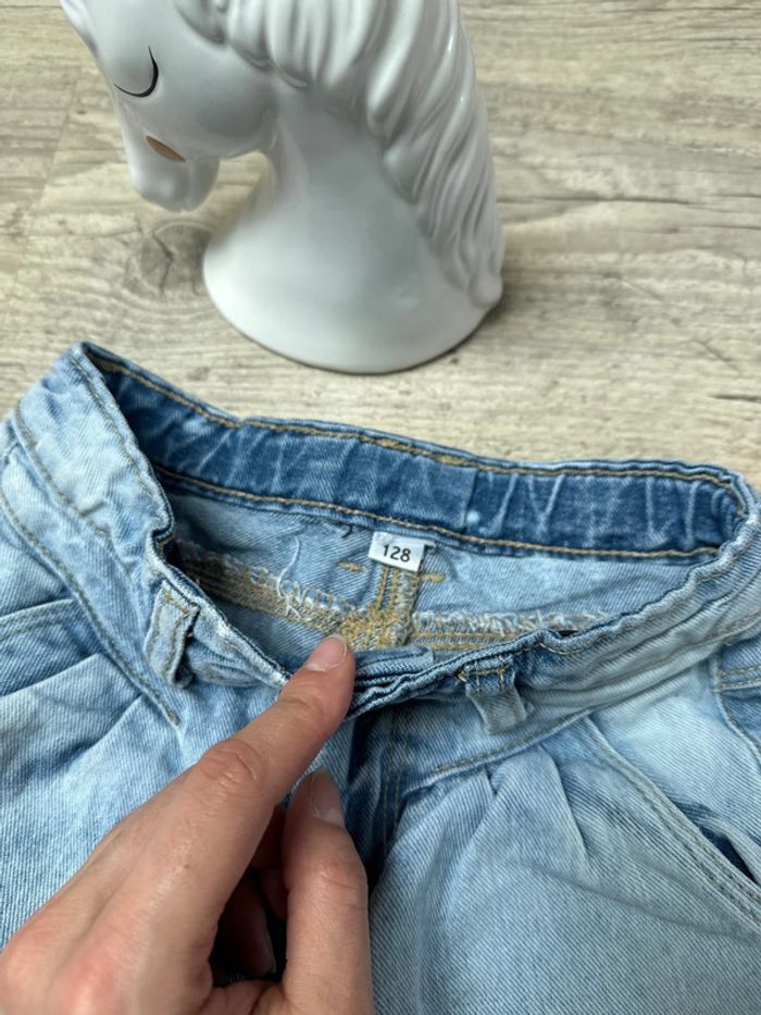 Jeans mom zeeman 8ans TBE bleu - photo numéro 2