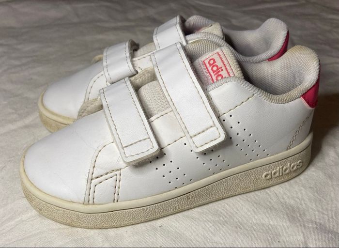 Baskets scratch »Adidas »blanches