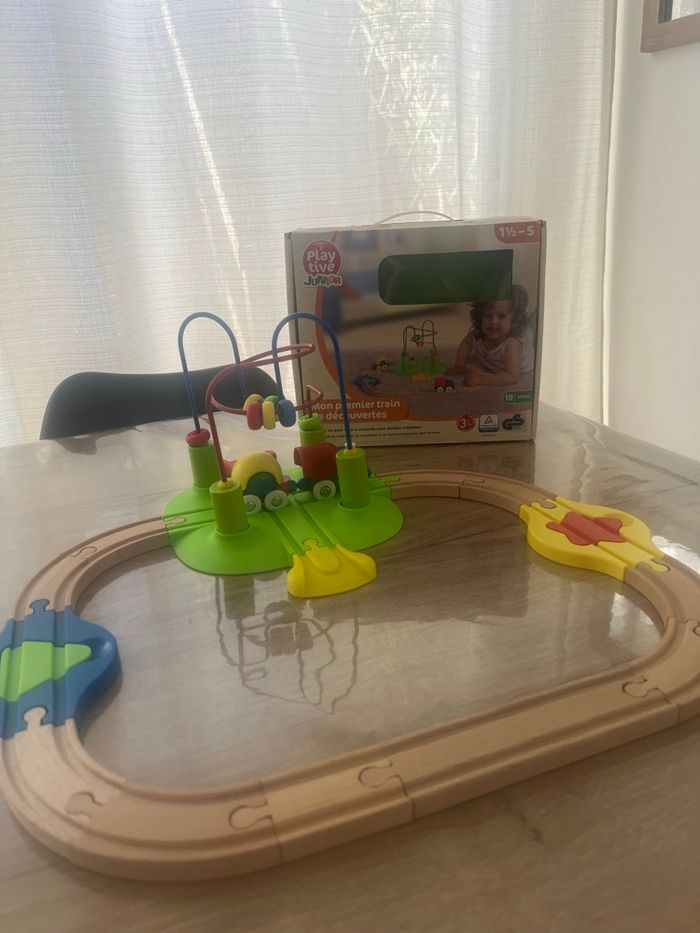 Circuit train en bois playtive - photo numéro 4