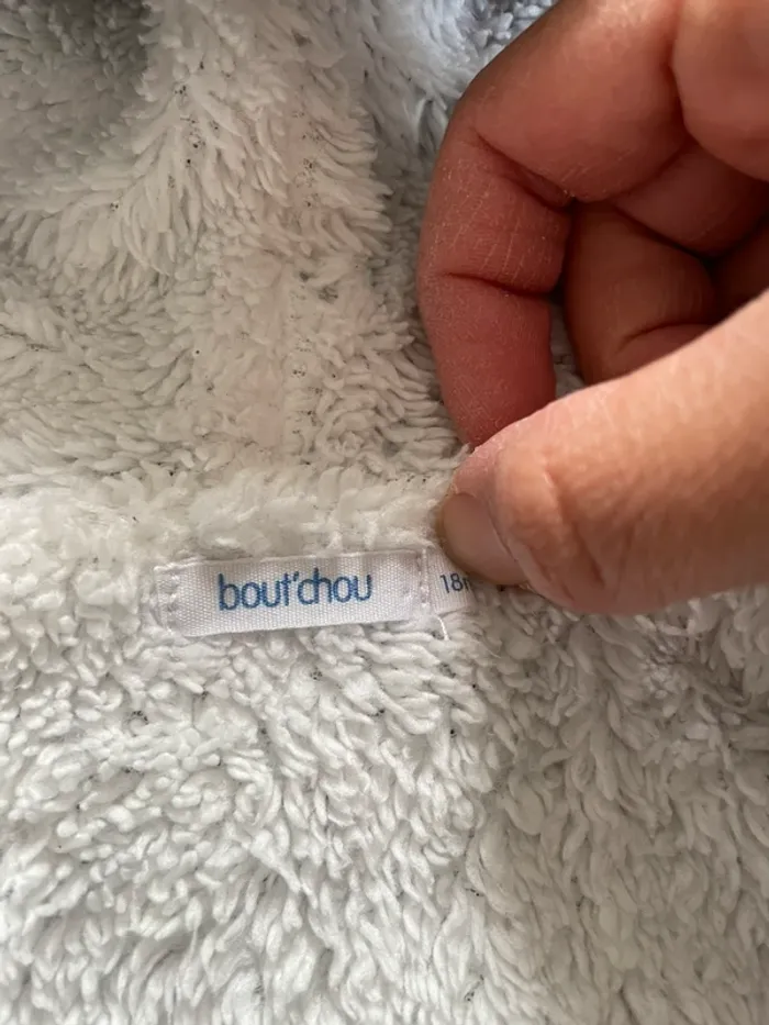 Gilet tout doux à l’intérieur chaud à capuche bout chou - photo numéro 5