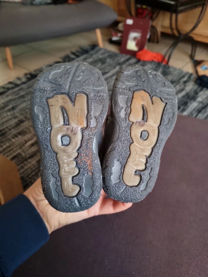 Bottines Noel cuir fourrées 100% laine T19 - photo numéro 6