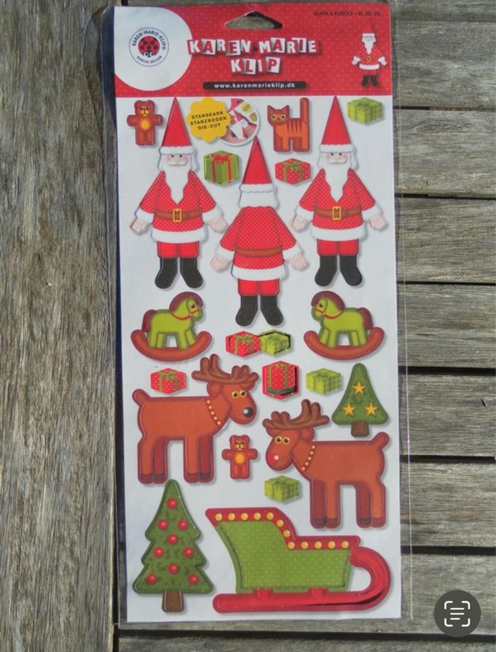 Etiquettes père noël