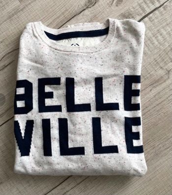 pull tricot en jersey  bizzbee taille 16 ans excellent état