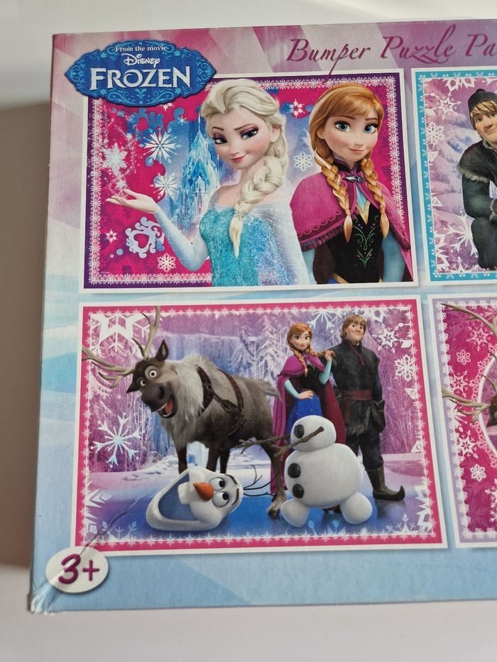 Boîte de 4 puzzles 35 pièce la Reine des neiges - photo numéro 5