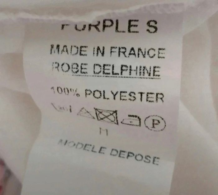 Robe Delphine Purple's Paris taille M - photo numéro 7