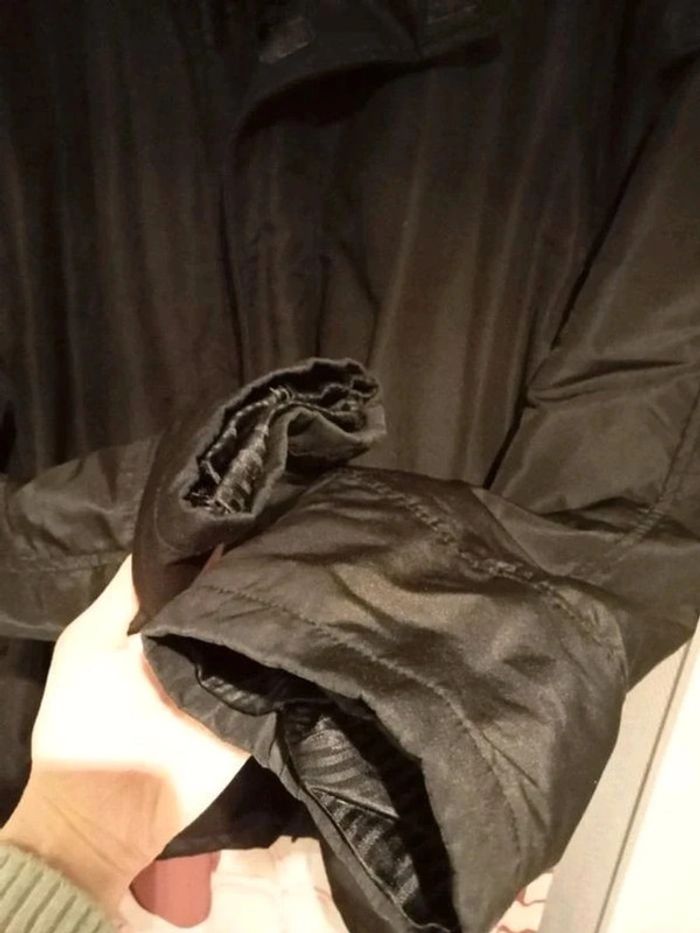 Manteau noir léger pour homme - photo numéro 11