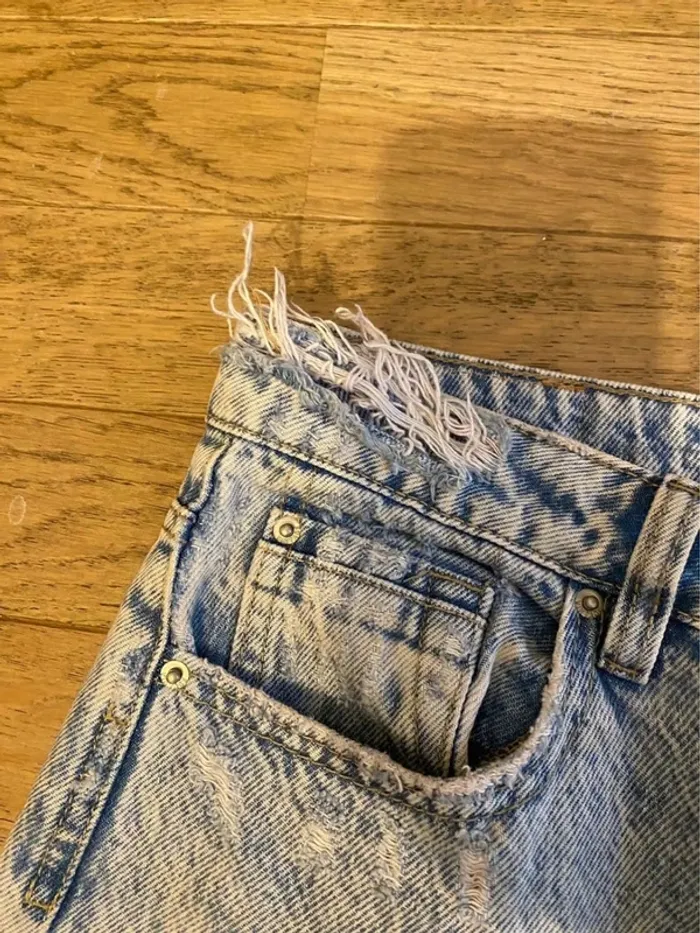 Jean Mom bleu ciel taille 38 Stradivarius - photo numéro 5
