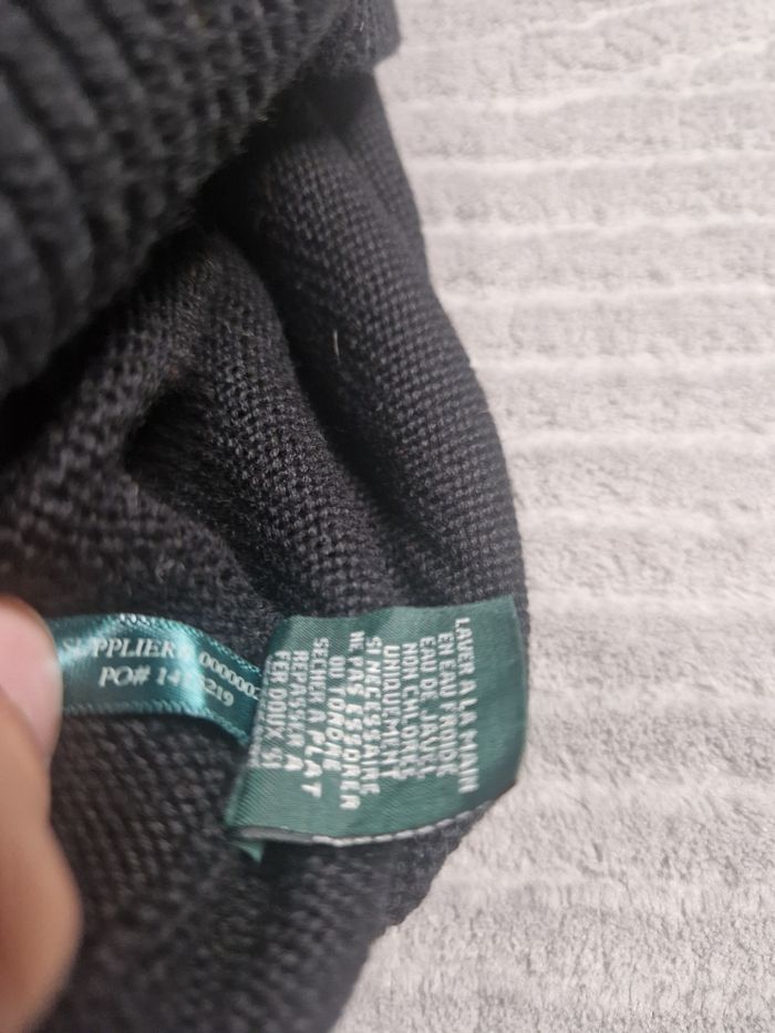 Pull Ralph Lauren noir - photo numéro 7