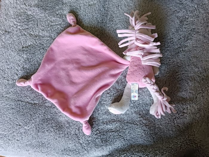 Doudou licorne rose – tout doux - photo numéro 4