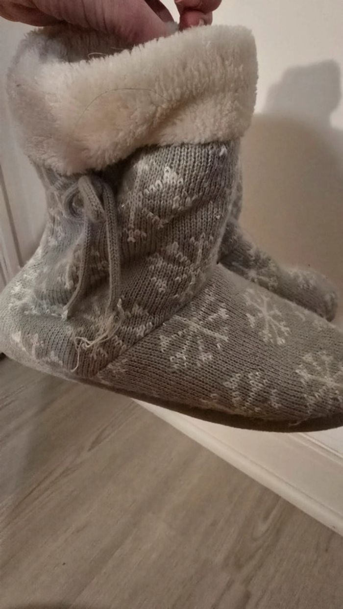 Chaussons bottines chauds - photo numéro 4