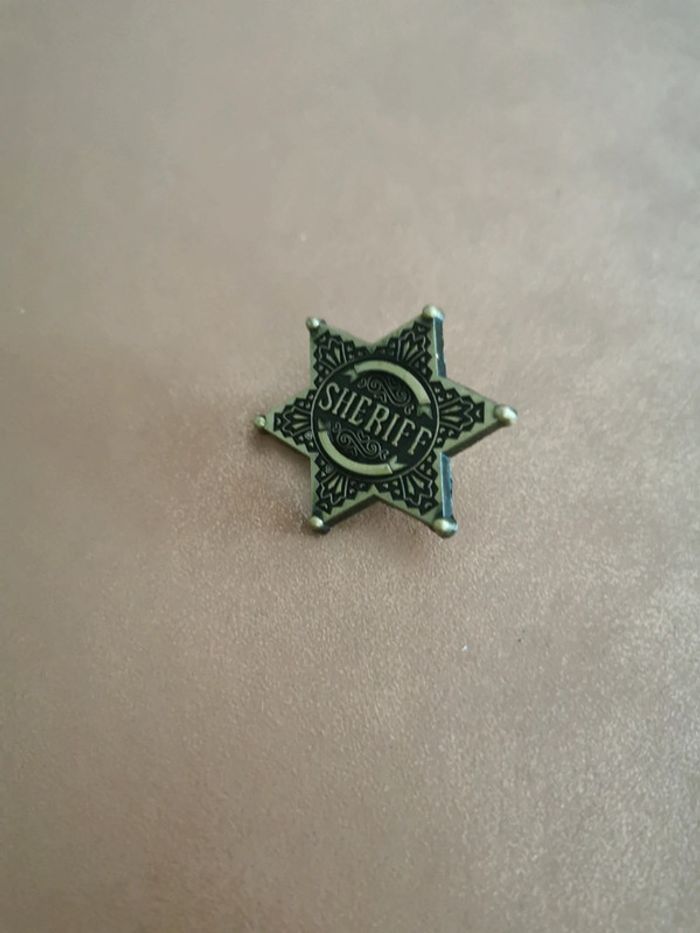 Broche de cowboy country sheriff - photo numéro 2