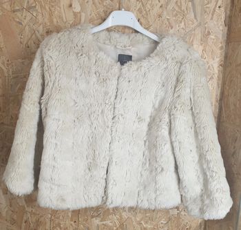 Veste courte poils moumoutte Atmosphère Taille 38