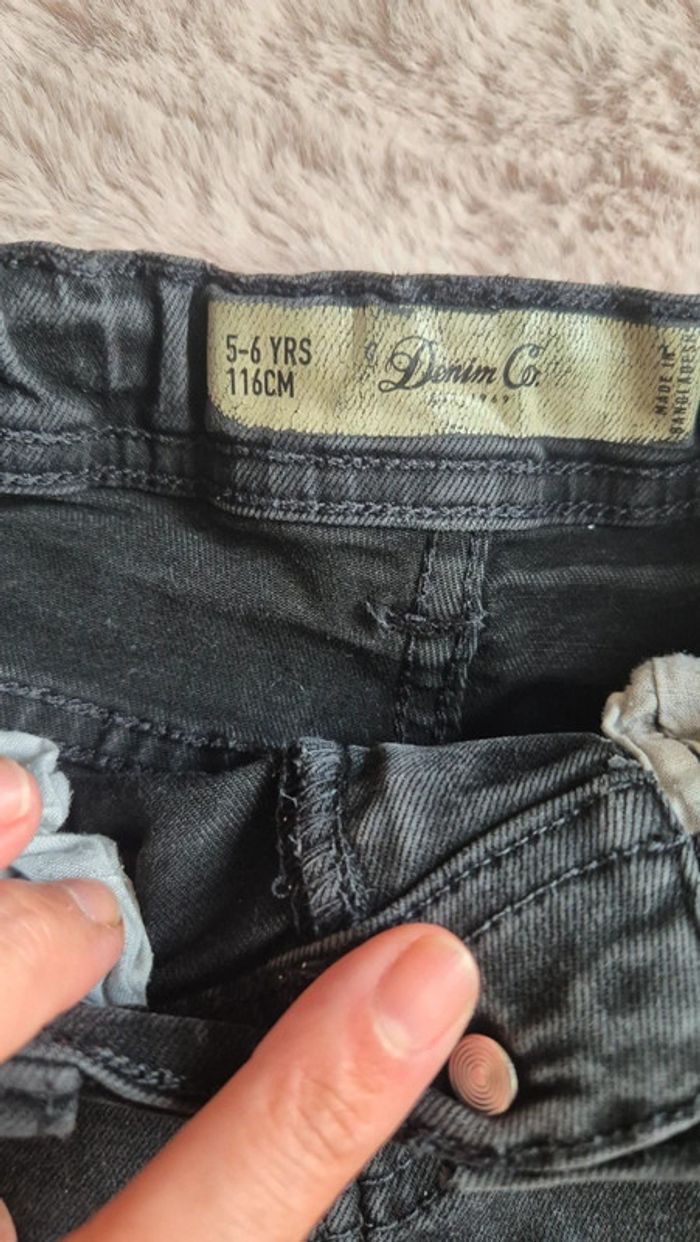 Ensemble sweat marin Kiabi et jeans skinny troué noir Primark 🦊 6 ans - photo numéro 9
