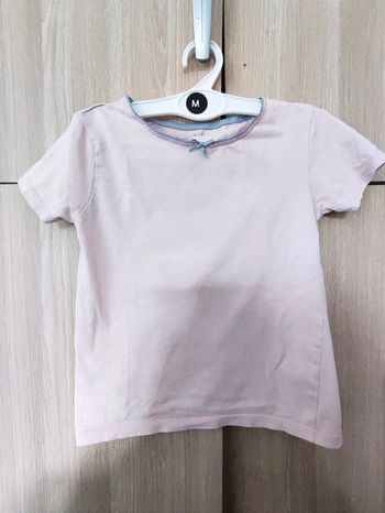 Maillot de corps rose flot coton 4-5 ans / Kiabi