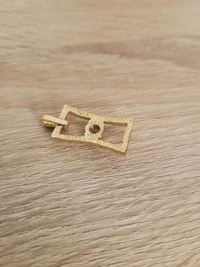 Médaillon pour collier avec strass - photo numéro 3