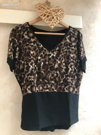 Tee shirt léopard Kiabi S