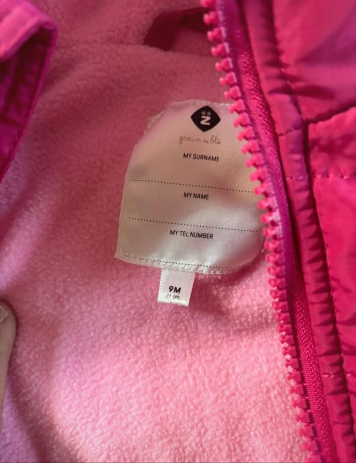 Manteau fille 9m - photo numéro 2