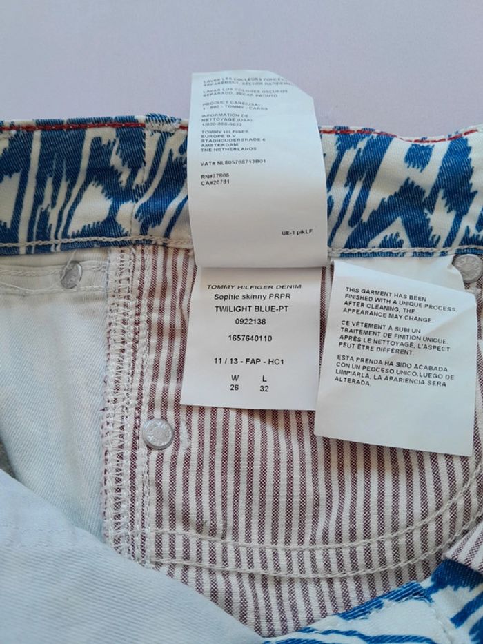 Slim taille basse tommy hilfiger 26/32 modèle sophie - photo numéro 6
