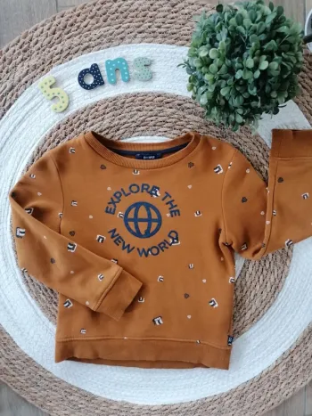 Sweat camel à motifs - Okaïdi - 5 ans