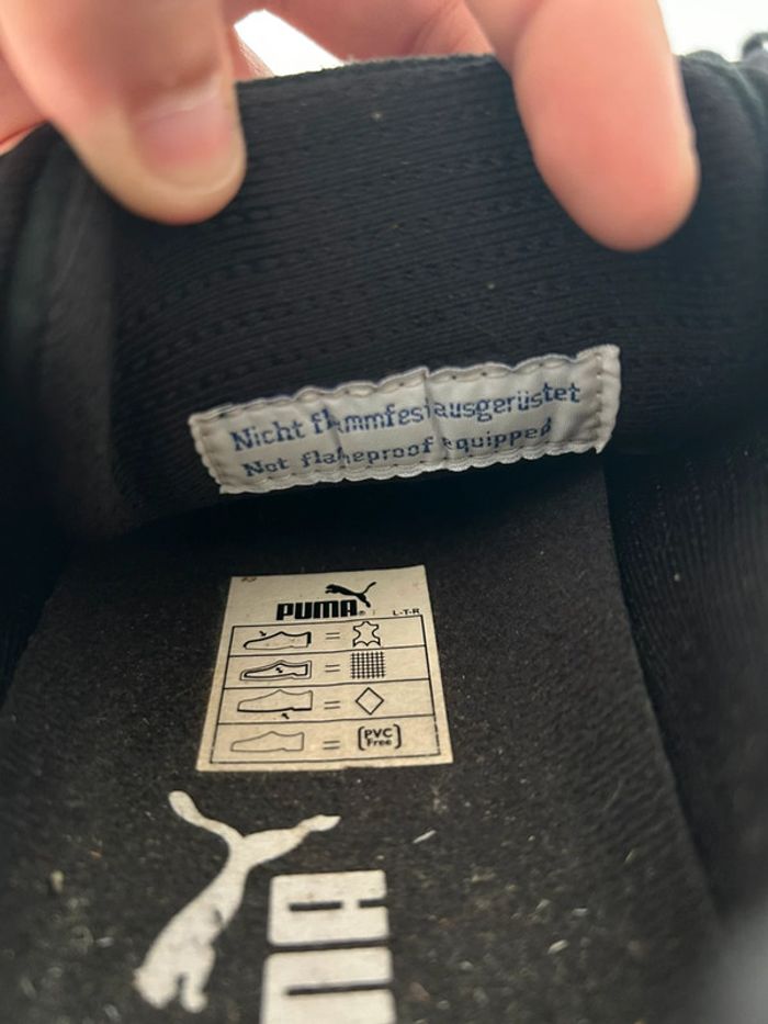 Baskets Puma Vintage Speedcat daim noir & cuir blanc – T42 – Parfait état - photo numéro 6