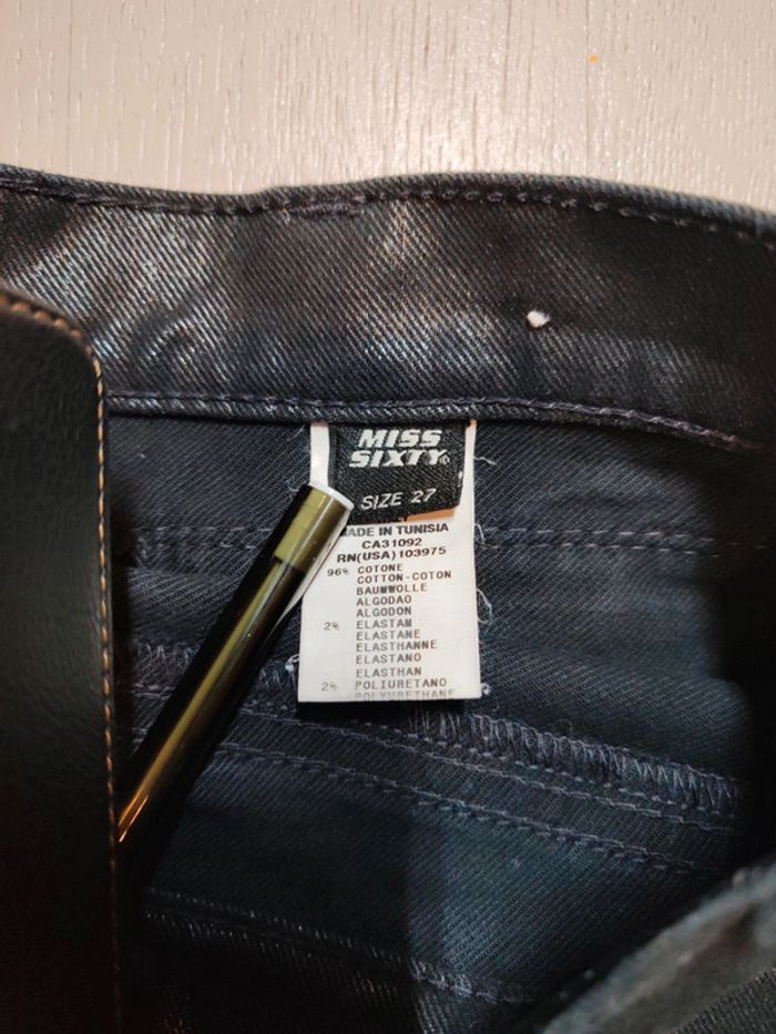 Miss sixty vintage jeans low rise style radio taille basse années 90 2000 y2k taille 34 - photo numéro 5