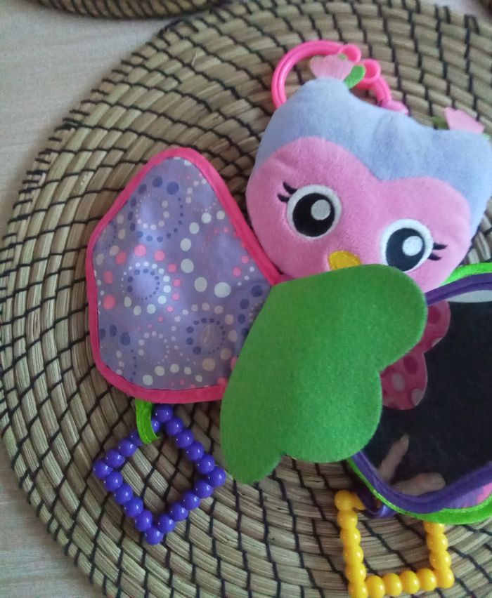 Lot papillon d'activités à accrocher et grelot Sophie la girafe 1er âge - photo numéro 5