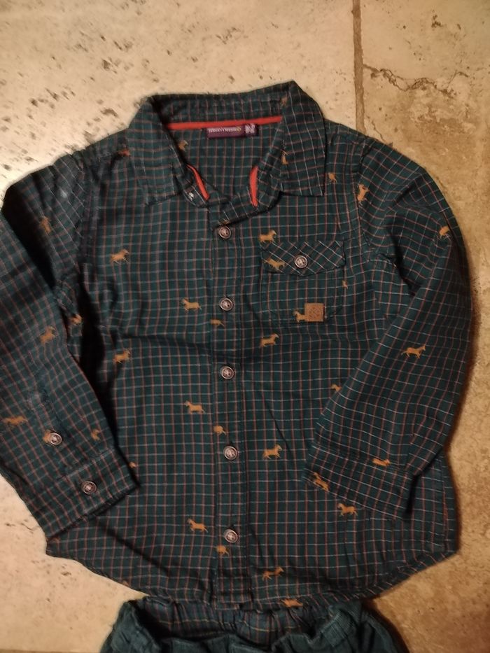 Ensemble chemise et pantalon en 4 ans - photo numéro 2