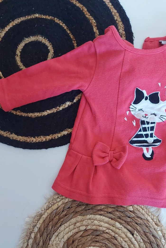 Ensemble bébé fille pull léger pull fin legging chat mi saison printemps été automne hiver - photo numéro 4
