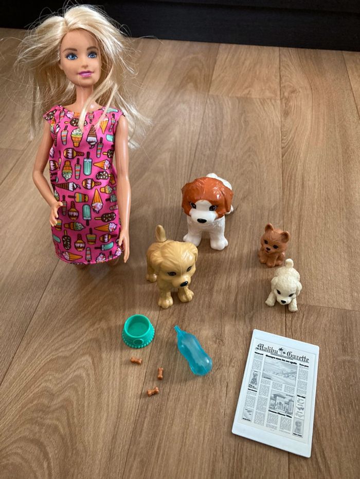 Coffret barbie et ses chiens - photo numéro 5