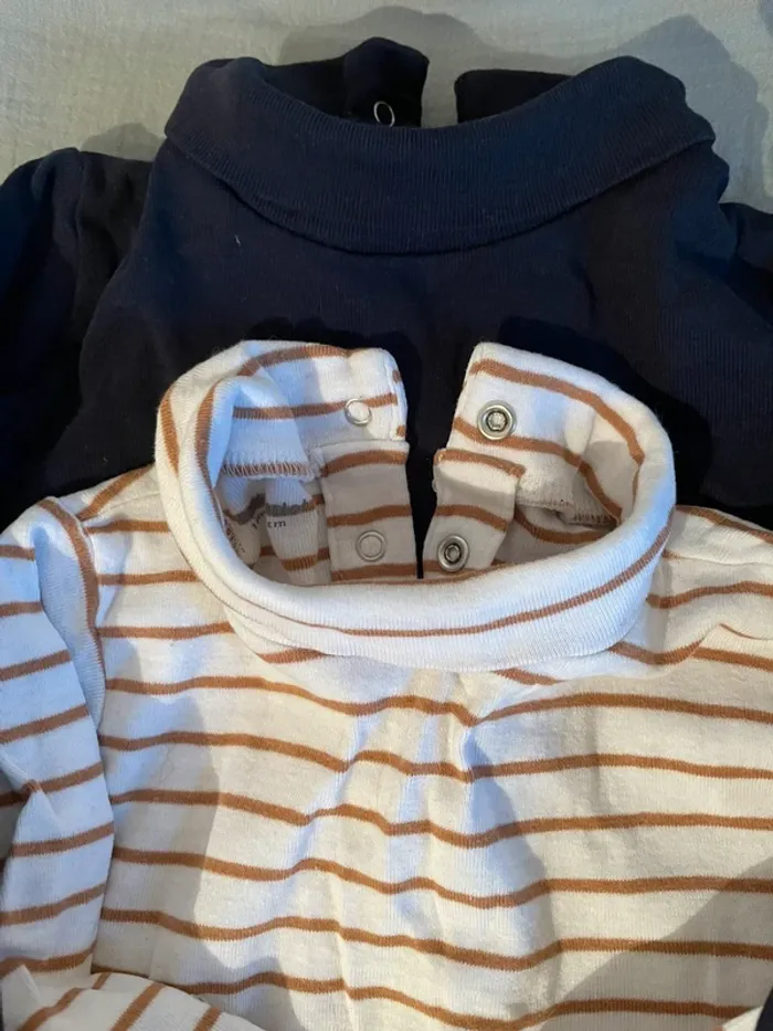 Lot 2 cols roulés bébé 18 mois - photo numéro 2