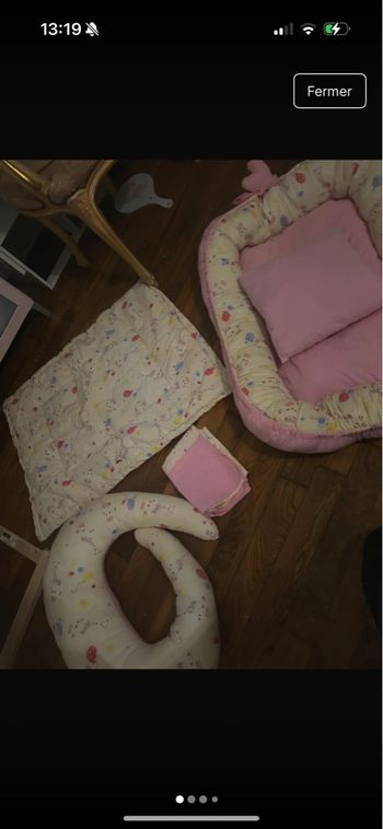 Couffin fais main Sophie la girafe