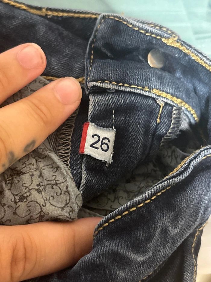 Jeans le temps des cerises pulp hight taille 36 - photo numéro 6
