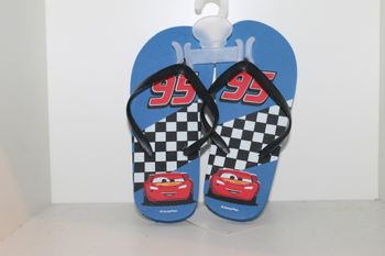 tongs cars disney bleu damier 32/33