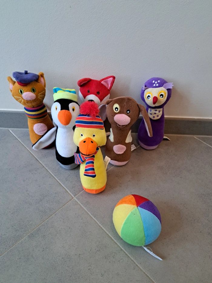 Quilles en peluche