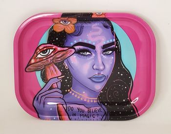 Plateau de roulage Femme champignon