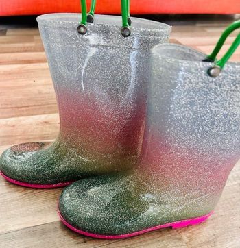 Bottes pluie multicolores - taille 33