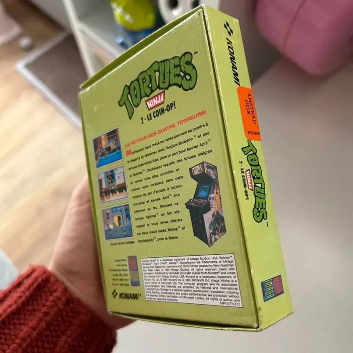 Boite jeu tortues ninja amstrad le coin-opi - photo numéro 7