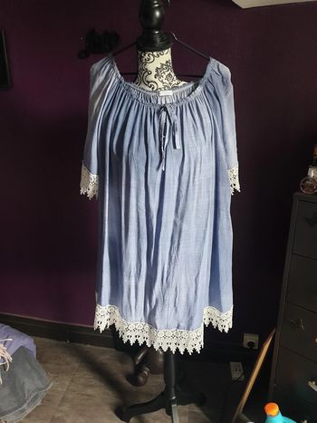 Tunique bleu jeans