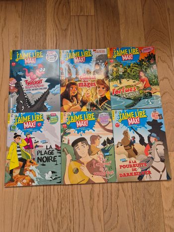 Lot 6 J'aime Lire Max 📚