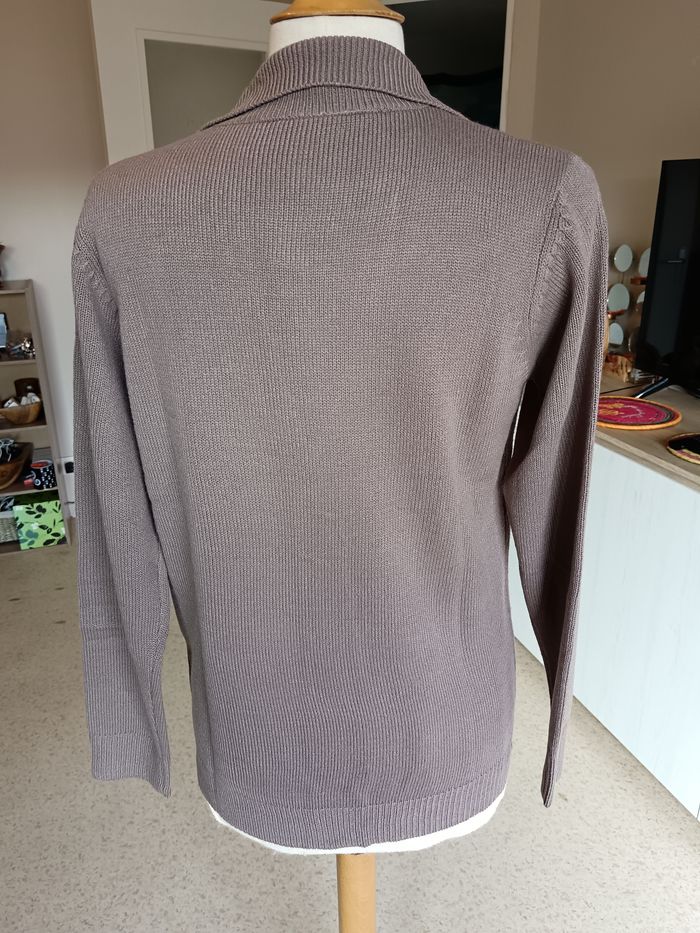 Gilet beige marron clair 38/40 - photo numéro 5