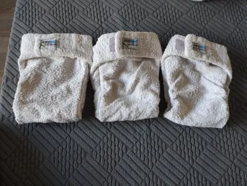 Lot de 3 couches intégrales en bambou