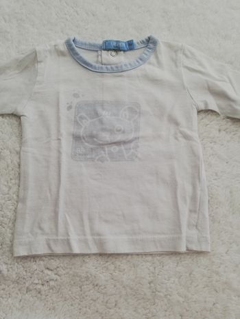 T-shirt manche longue garçon 3 mois tout petit baby