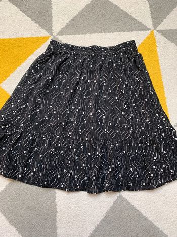 Jupe mi-longue Bleu Bonheur Taille 40