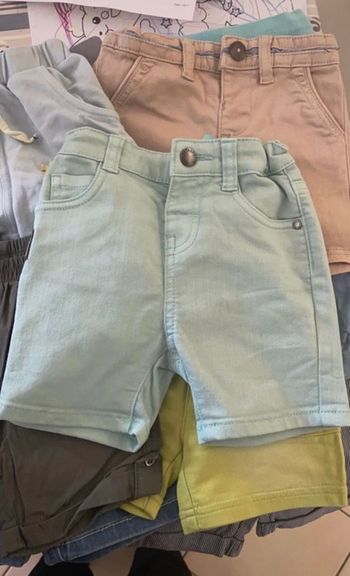 Lot 10 shorts 18 mois