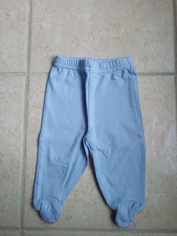 Pantalon avec pieds 1 mois