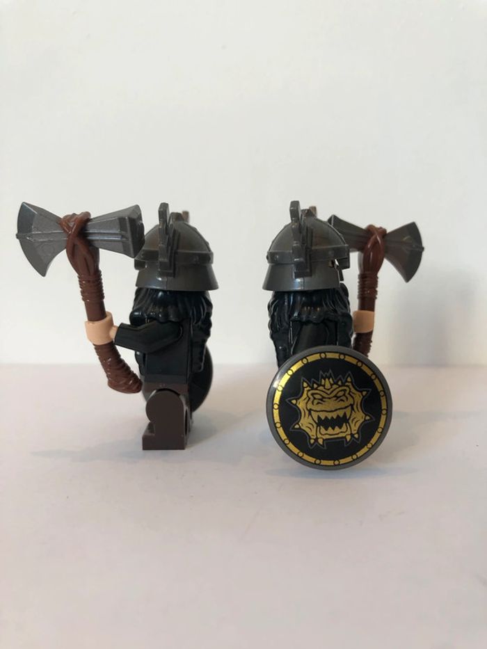 Figurine type lego 2 soldats nains. World of Warcraft - photo numéro 2