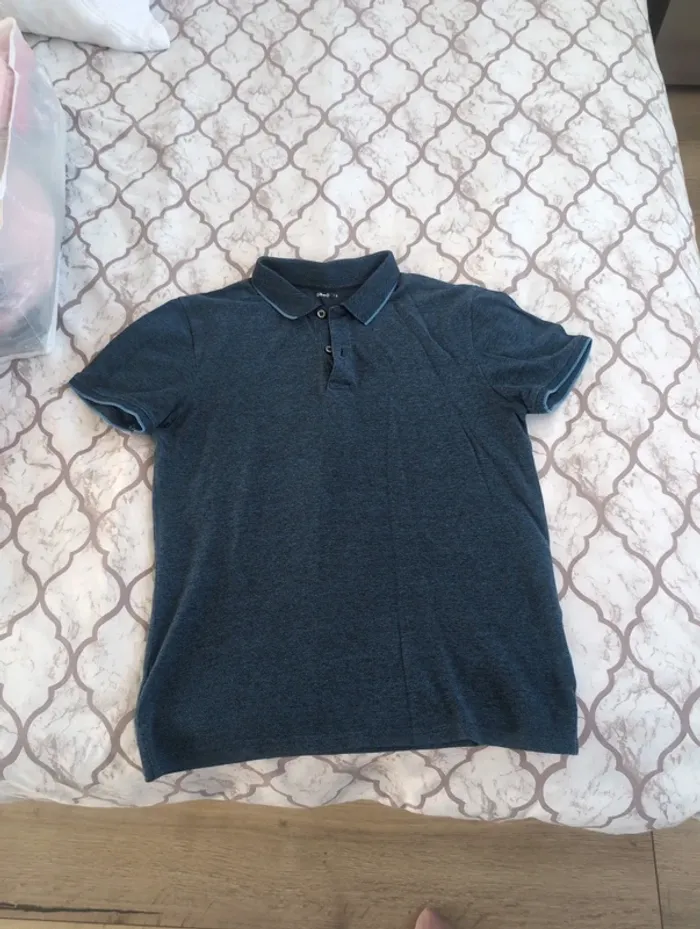 Polo bleu