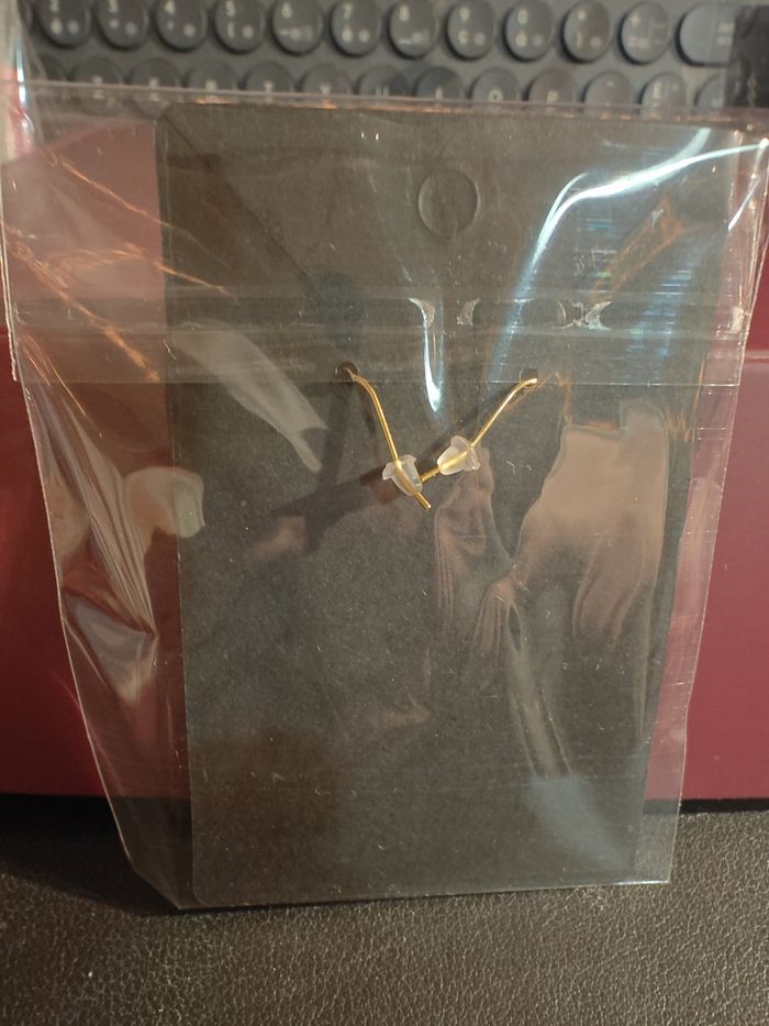 Boucles d'oreilles trèfles à 4 feuilles - photo numéro 2