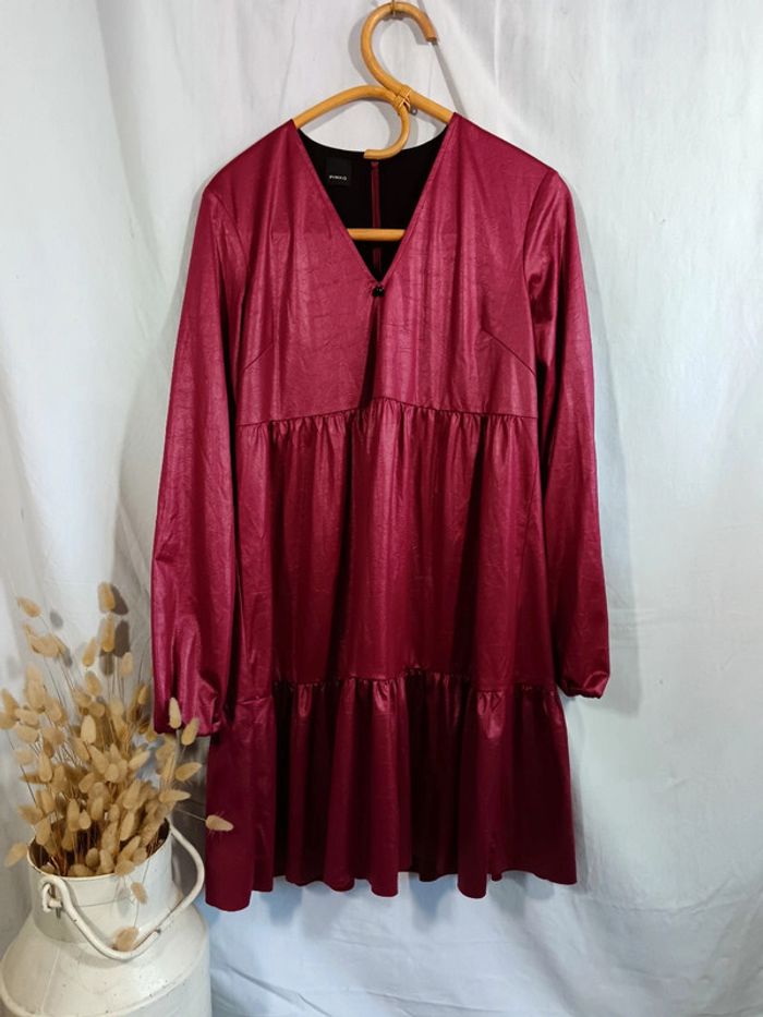 Robe courte babydoll | Pinko | t. 40 - photo numéro 4